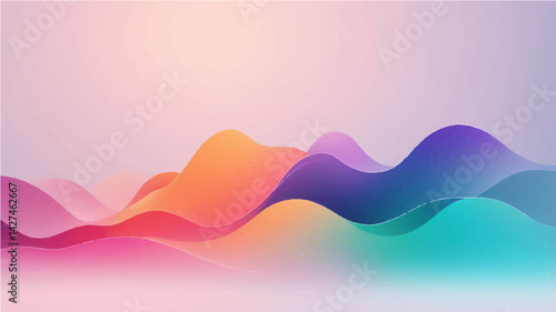 RGB Color full simple blur background
