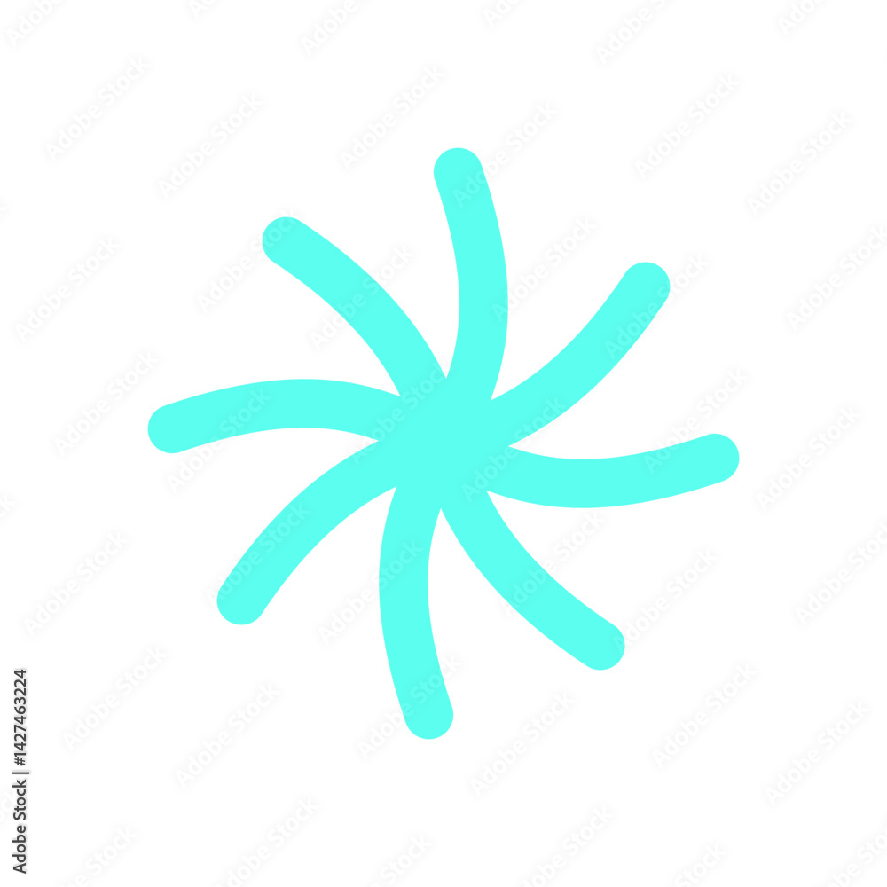 Y2K abstract swirl element. Retro spiral shape in a flat design. Bold symbol of 90s nostalgia, modern aesthetic, ideal for trendy badges and logos. Y2K abstract swirl element. Retro spiral shape in a flat design. Bold symbol of 90s nostalgia, modern aesthetic, ideal for trendy badges and logos.