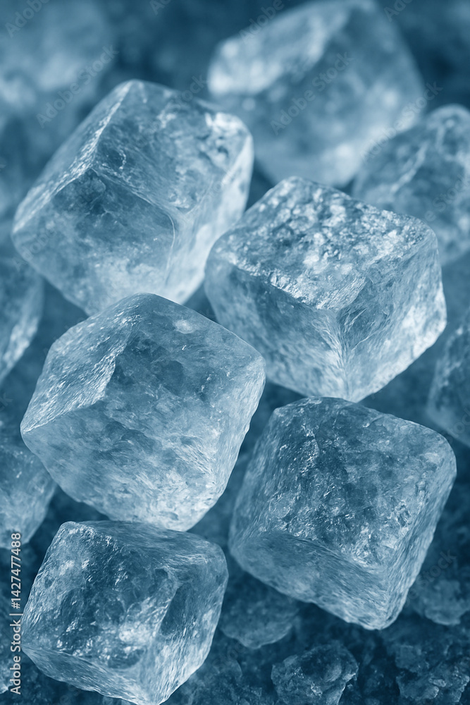 Obraz premium melting ice cube