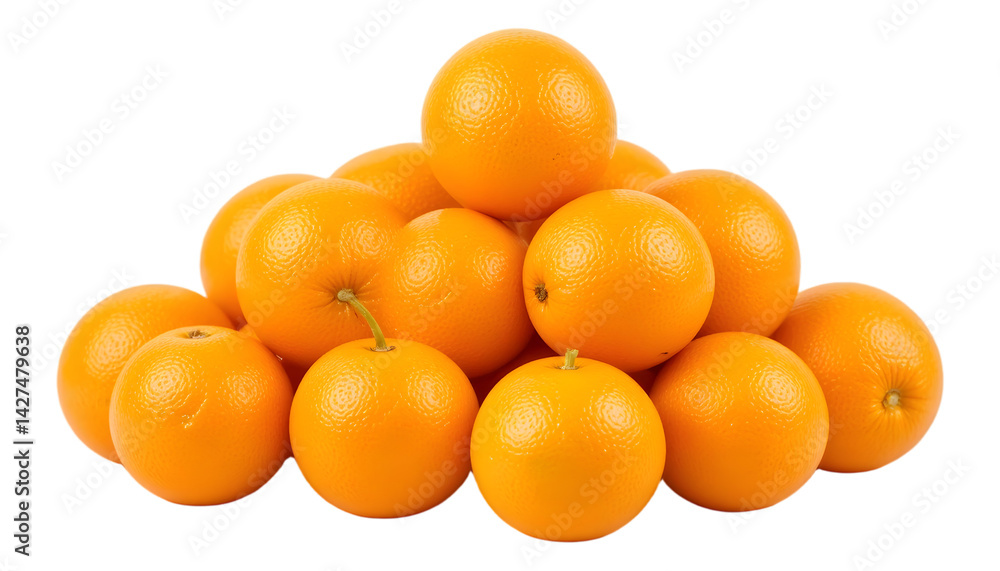 Bright orange fruits pyramid Bright orange fruits pyramid