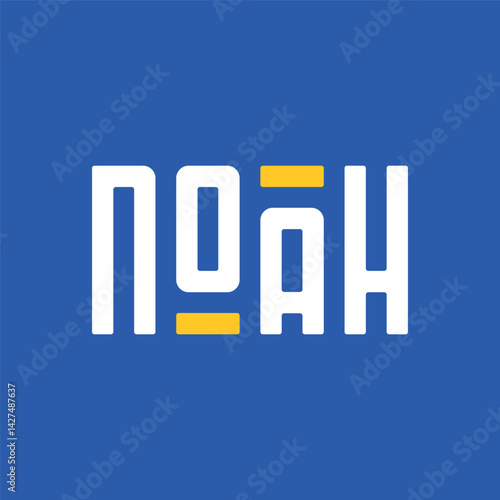 Noah Typography Logo