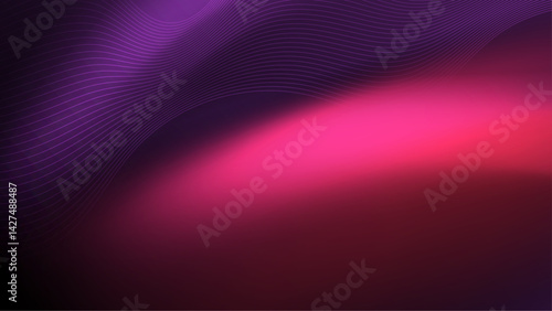 Purple and red gradient with curved lines. Suitable for greeting cards, posters, social media graphics, and web design projects.