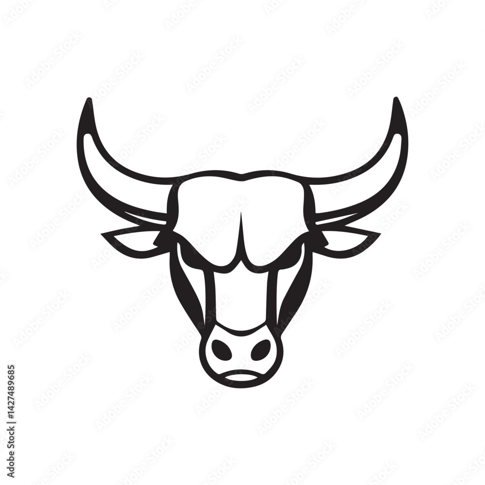 Bull Logo Vector Image Graphic Bull Logo Vector Image Graphic
