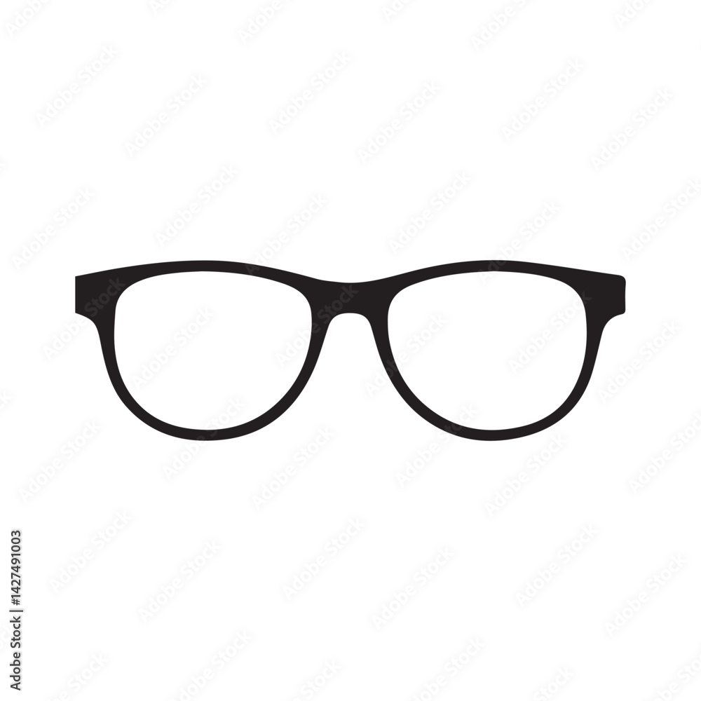 Fototapeta premium Glasses Logo Vector Image Graphic