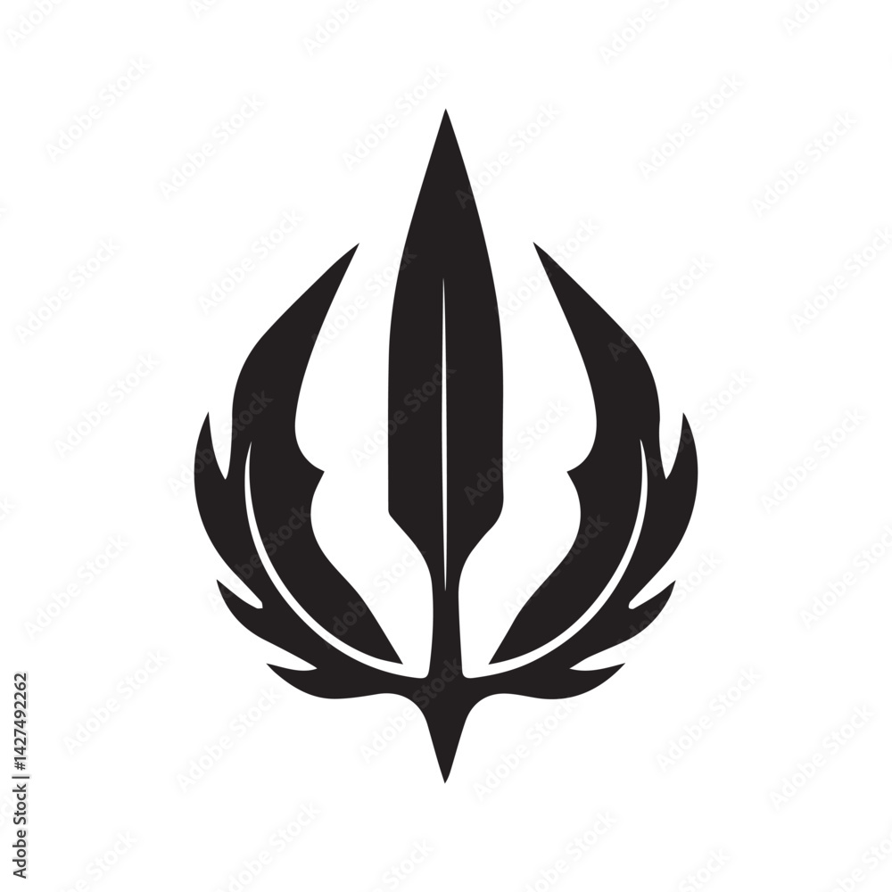 Spear Logo Vector Image Graphic Spear Logo Vector Image Graphic