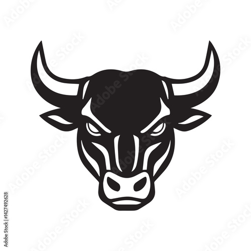 Bull Logo Vector Image Graphic