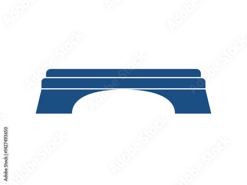 Aerobic Stepper icon. Fitness icon and symbol. Fitness elements. Fitness equipment. Simple flat vector icon.