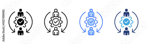 Delegation icon sheet multiple style collection