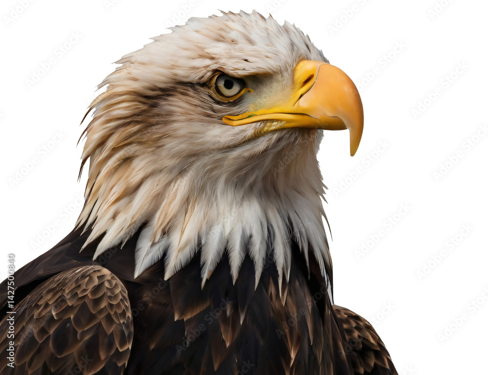 Obraz premium The eagle head isolated