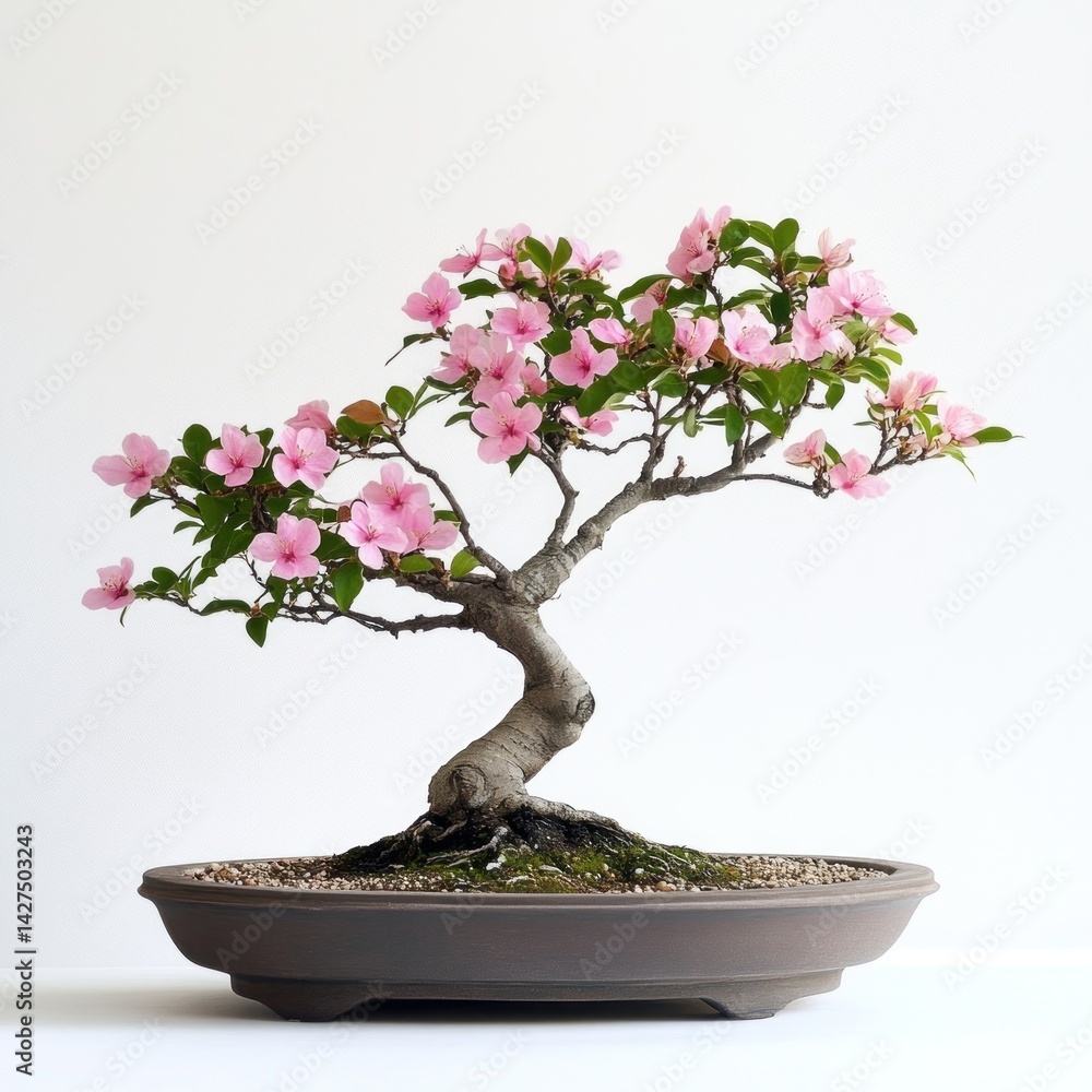 Pink flowering bonsai tree Pink flowering bonsai tree