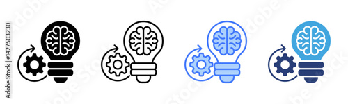 Creative icon sheet multiple style collection