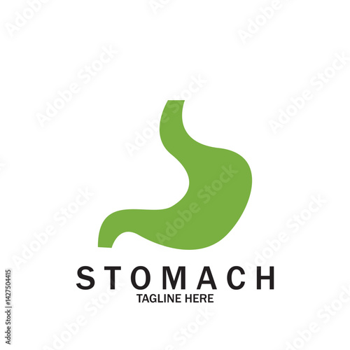 Stomach Logo vector illustration design creative Gastroenterology Healthy Logo element icon  Stomach healthcare icon vector template