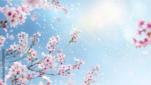 Spring Bank Holiday Natural Background: Spreading the Fresh, Cozy and Full - of - Vigor Scene of Spring Bank Holiday with Natural Phenomena