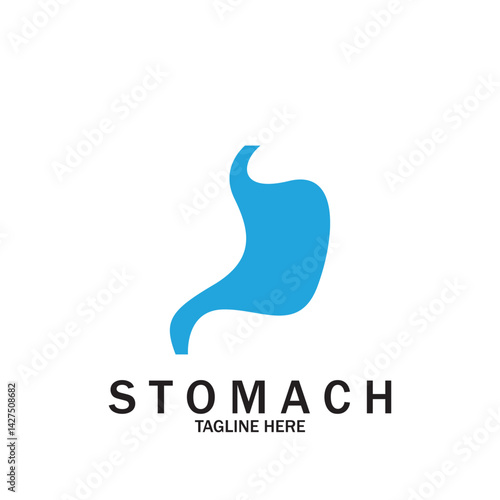 Stomach Logo vector illustration design creative Gastroenterology Healthy Logo element icon  Stomach healthcare icon vector template