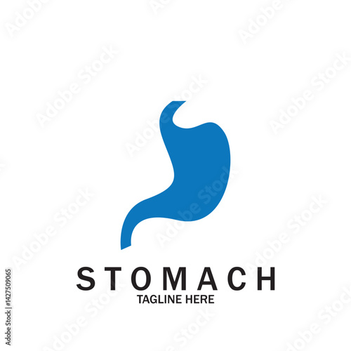 Stomach Logo vector illustration design creative Gastroenterology Healthy Logo element icon  Stomach healthcare icon vector template