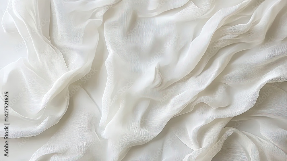 Elegant fabric textures studio textile photography pure white background close-up artistry in motion Elegant fabric textures studio textile photography pure white background close-up artistry in motion