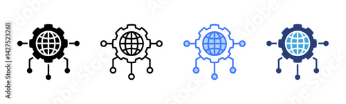 Central icon sheet multiple style collection