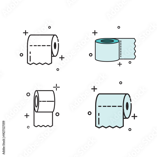Roll of toilet paper
