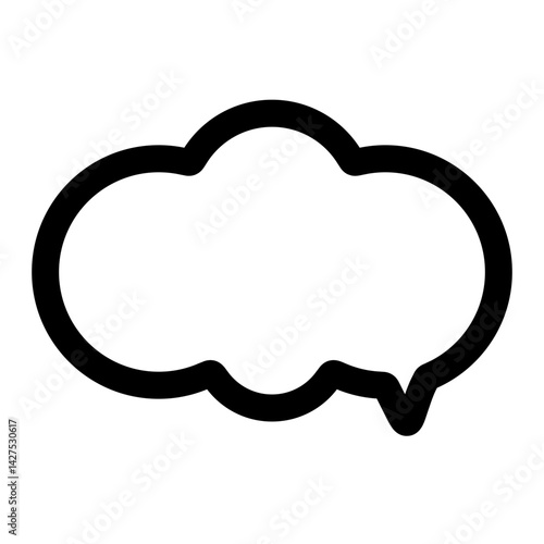 cloud like thought bubble