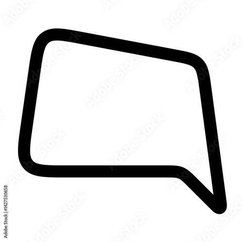 tilted speech box