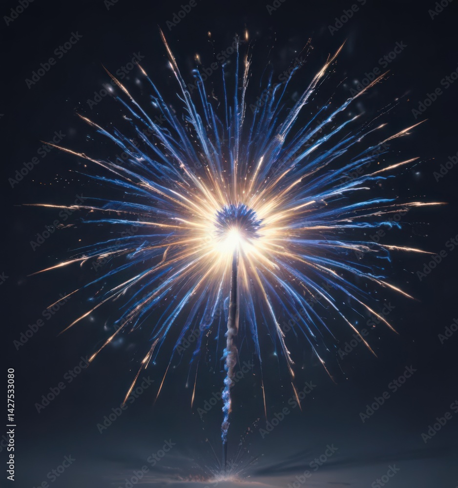 Single blue firework exploding, sharp focus, dynamic energy , abstract, sky, pyrotechnics Single blue firework exploding, sharp focus, dynamic energy , abstract, sky, pyrotechnics