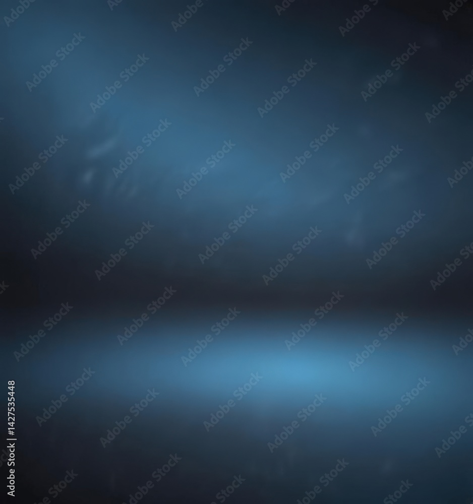 Obraz premium Subtle blue gradient, dark to light, smooth texture, blue, subtle
