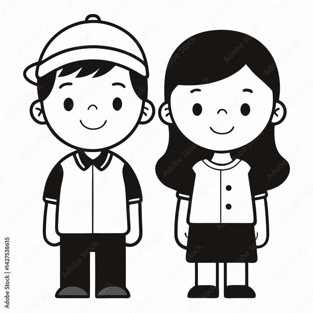 children in a cap children in a cap