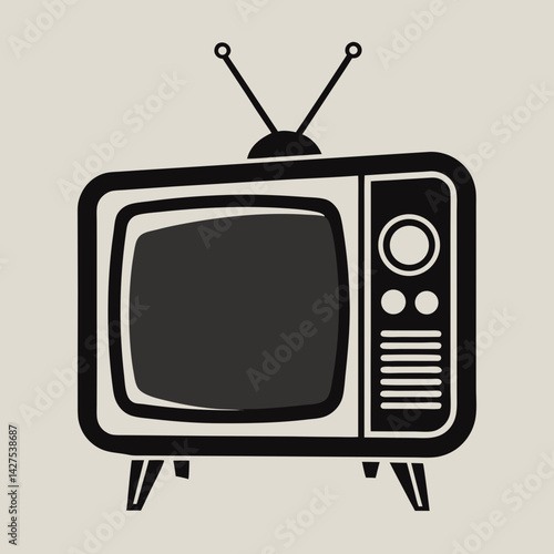 retro tv set