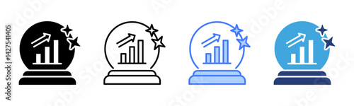 Prediction icon sheet multiple style collection