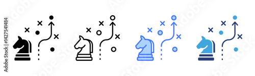 Tactical icon sheet multiple style collection