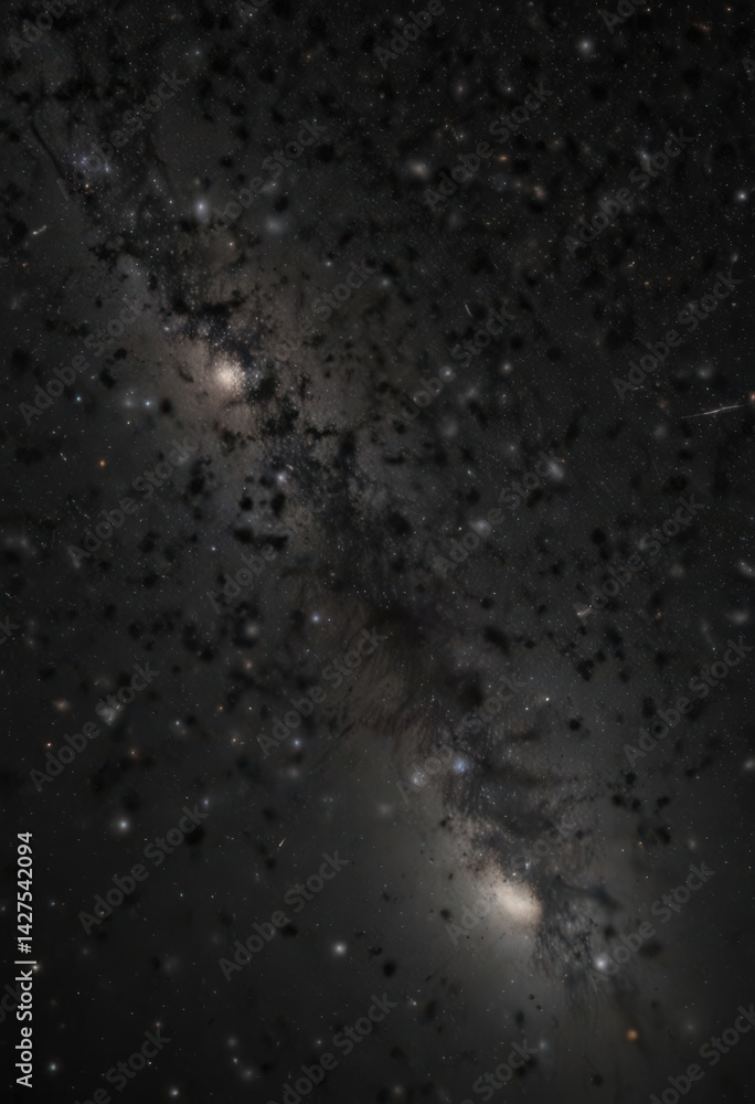 Velvety black backdrop, myriads of twinkling stars scattered across the cosmos, light years, dark, astronomical object Velvety black backdrop, myriads of twinkling stars scattered across the cosmos, light years, dark, astronomical object