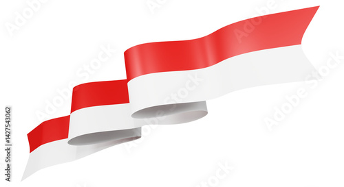 Indonesia Flag Ribbon Corner Border Illustration Free Download Indonesia Flag Ribbon Corner Border Illustration - GFXLoad