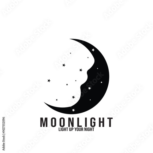 Moon Sun Mosaic abstract icon vector illustration template design