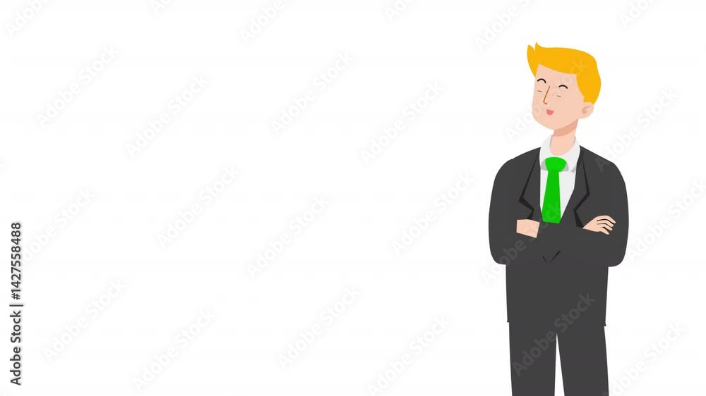 video man standing thinking something cartoon animation
video man standing thinking something cartoon animation