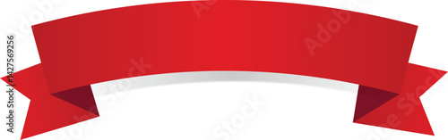 Free Download Red Ribbon Banner for Celebrations and Announcements. - GFXLoad