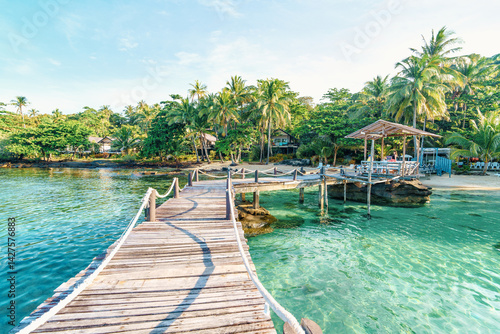 Obraz na płótnie Ao Noi beach in Ko Kood island w salonie