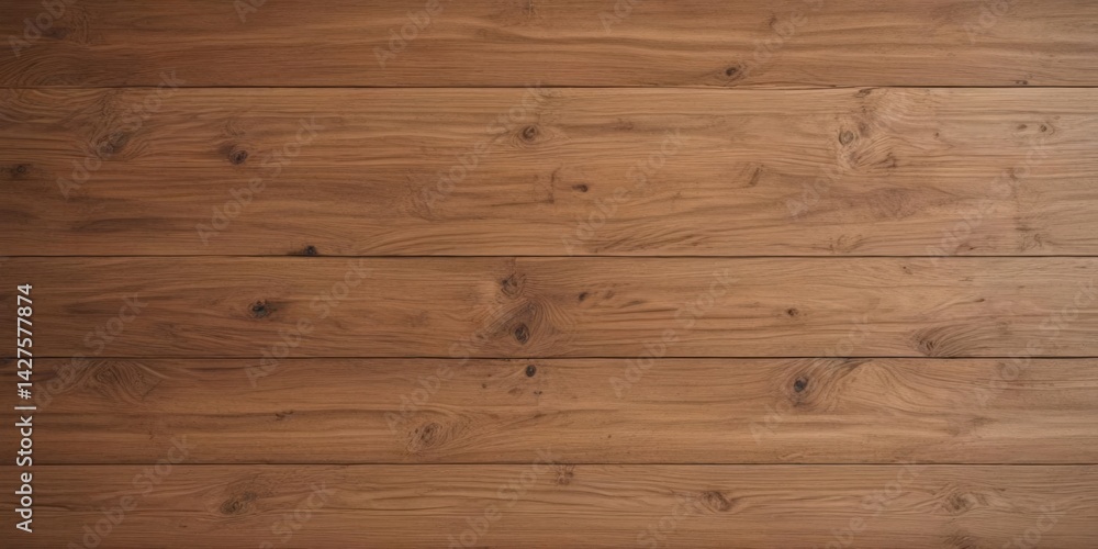 Fototapeta premium Light to dark brown wood gradient, showing knots and texture , wood texture, knots, plank