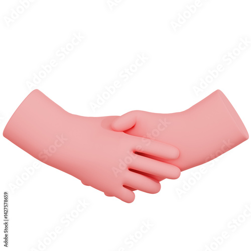 Wallpaper Mural 3D HAND SHAKE GESTURE Torontodigital.ca