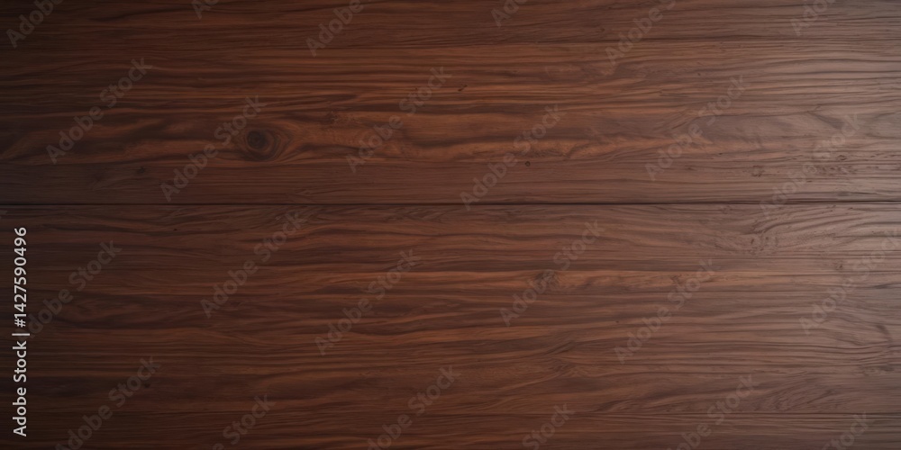 Naklejka premium Subtle gradient on rich, dark brown wood grain , wooden backdrop, wooden background