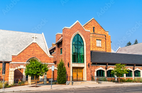 Obraz na płótnie First Presbyterian Church in Boise, Idaho w salonie