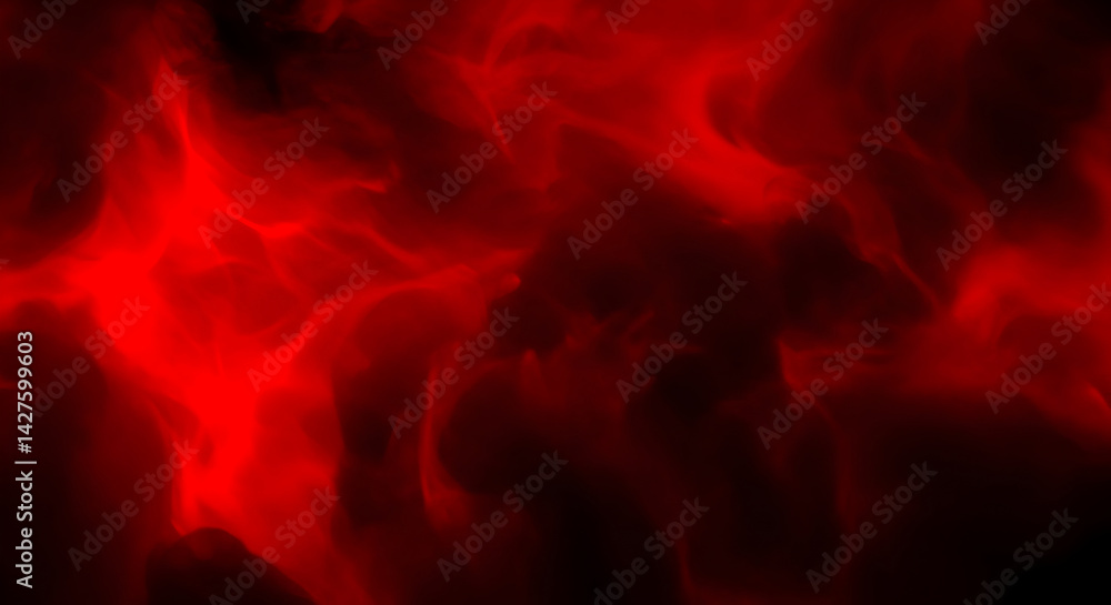 Abstract Crimson Smoke Texture Against Dark Backdrop Concept Abstract Crimson Smoke Texture Against Dark Backdrop Concept