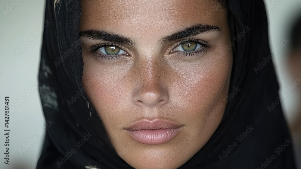 Close-up portrait of a woman Close-up portrait of a woman