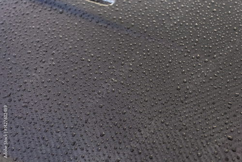 Surface hydrophobe de carrosserie de voiture autonettoyante 