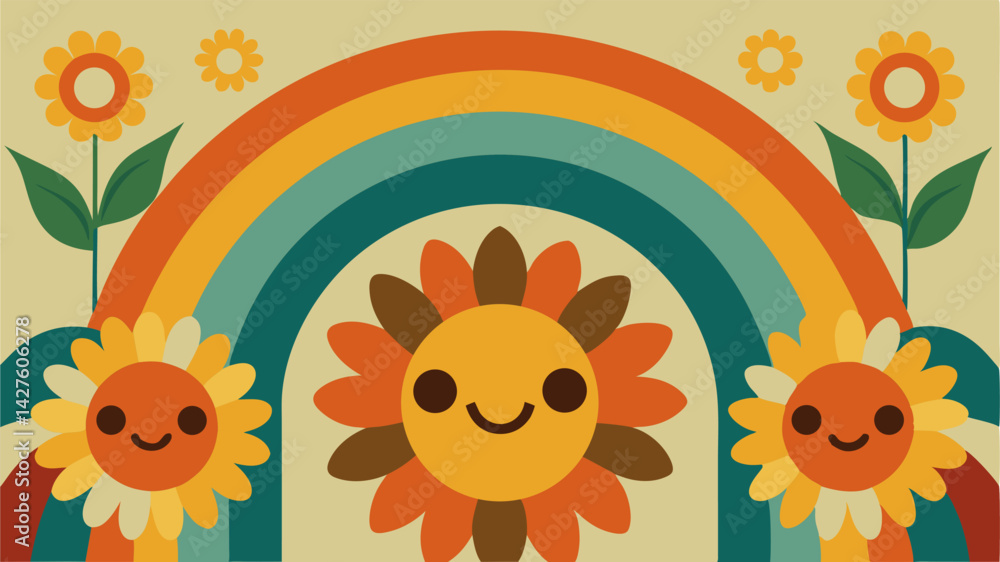 Fototapeta premium vector illustration of flowers