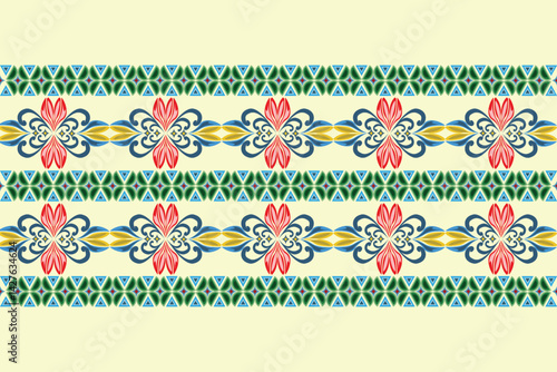 vector illustration of a set of colorful borders