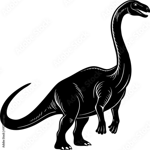 black silhouette of a Kangaroo animal 