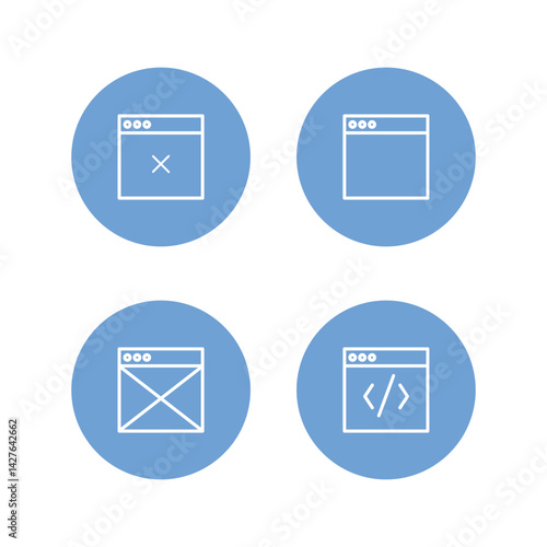 Free Download Folders flat line icons set. File, document, folder. Editable Strokes. - GFXLoad