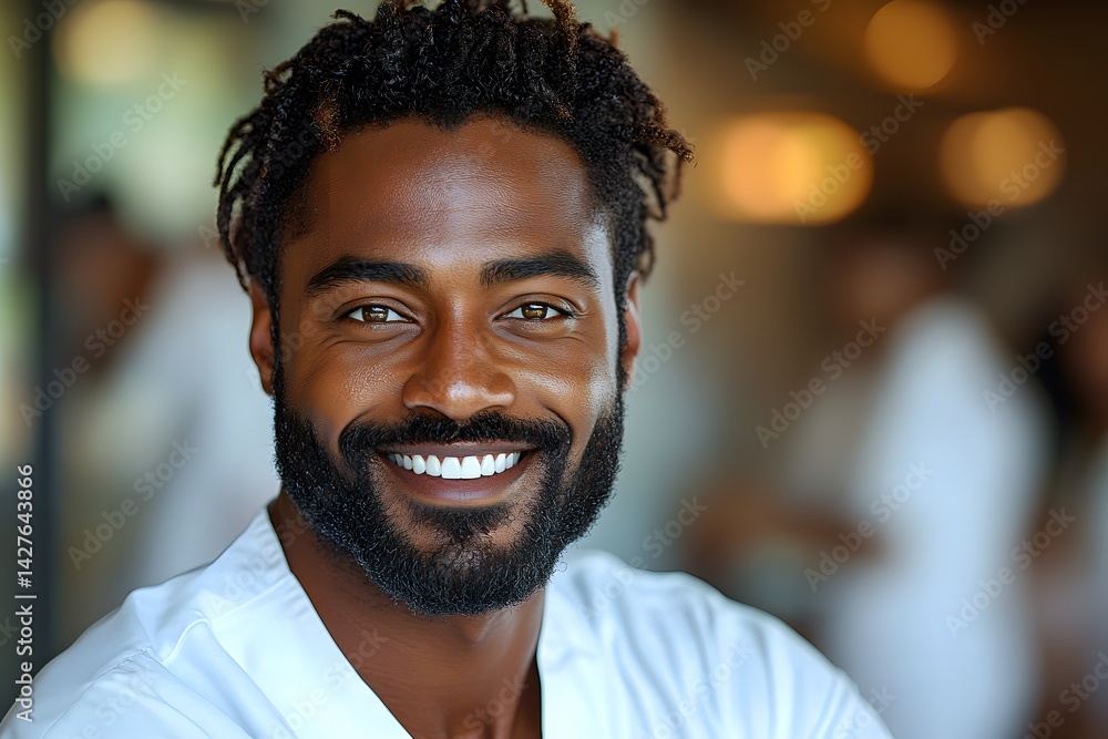 Joyful medical professional in clinic, showcasing enthusiasm for healthcare career and dedication to wellness services,
Joyful medical professional in clinic, showcasing enthusiasm for healthcare career and dedication to wellness services,