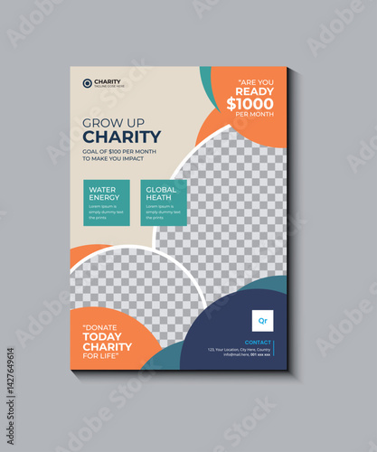 Charity corporate business flyer design