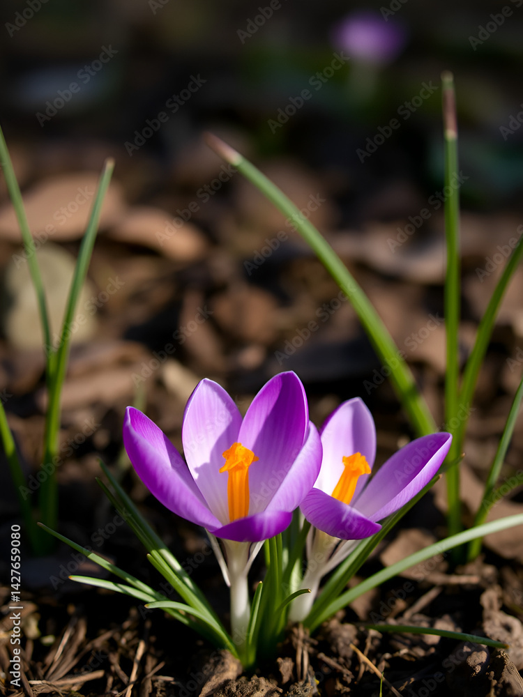 first crocus flowers first crocus flowers